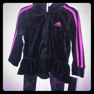 NWT Girls 2 Piece Adidas set